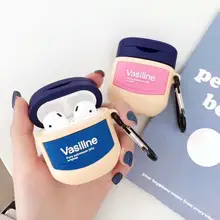 3D брендовые продукты для ухода за кожей Vaseline беспроводной Bluetooth набор чехол s Airpods мягкая гарнитура для Airpods 1/2 защитный чехол для наушников