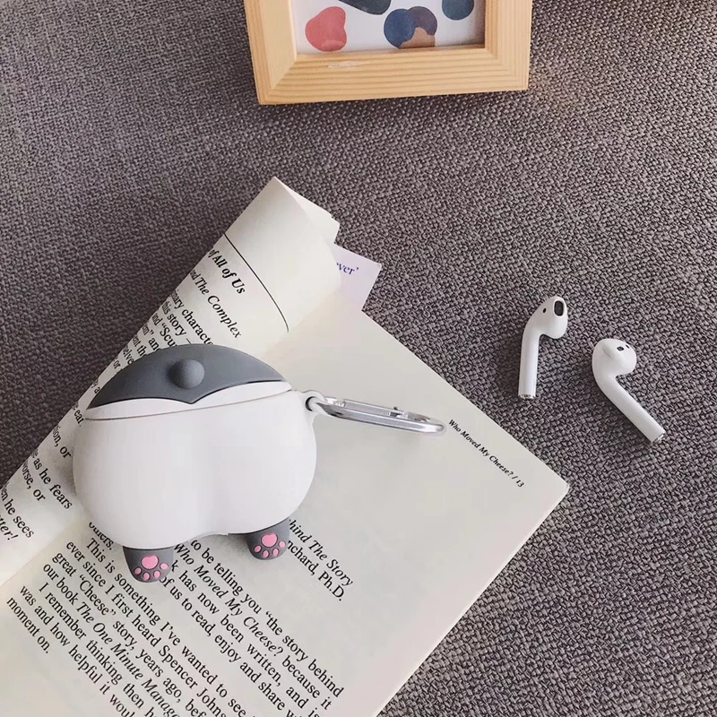 Милый 3D чехол Corgi для Airpods 1 2 3 Pro силиконовый наушников Air Pod Apple s|Аксессуары