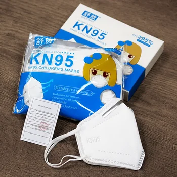 

KN95 Face Mask For Children Kids Girls Boys Cotton KN95 Mouth MasksActivated Carbon Breathable Respirator