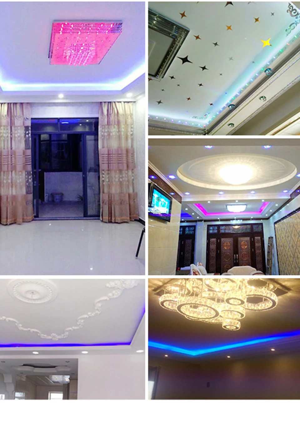 5050 RGB LED Light Strip Kitchen Under Cabinet Lights Luces LED Decoracion Dormitorio Cupboard Bedroom Refrigerator TV BackLight_08