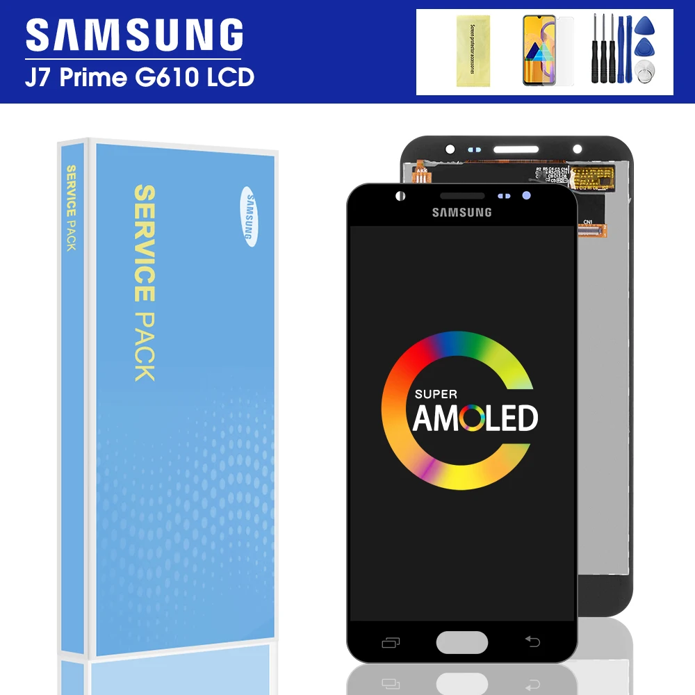 Original 5 5 Display For Samsung Galaxy J7 Prime Lcd Touch Screen G610 G610f G610m For Samsung J7 Prime 16 G610 Lcd Mobile Phone Lcd Screens Aliexpress