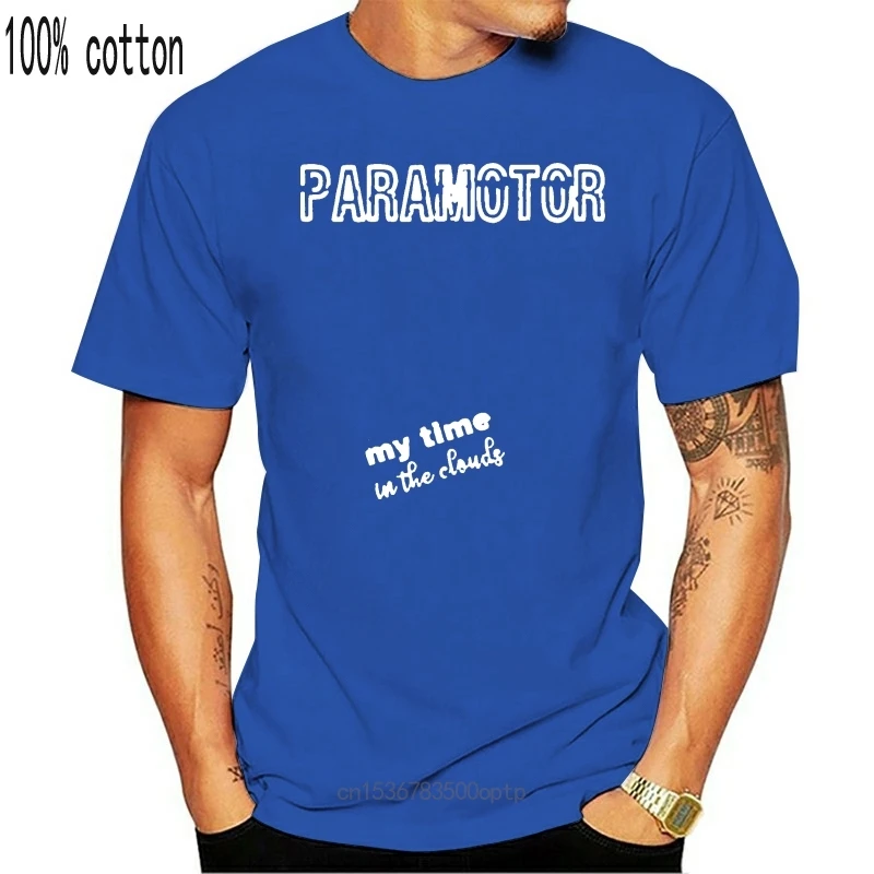 New Paramotor Shirt Ppg Powered Paraglider Tshirt Official Design Black 2021 Funny Cotton Casual Top Tee Printed Tops |