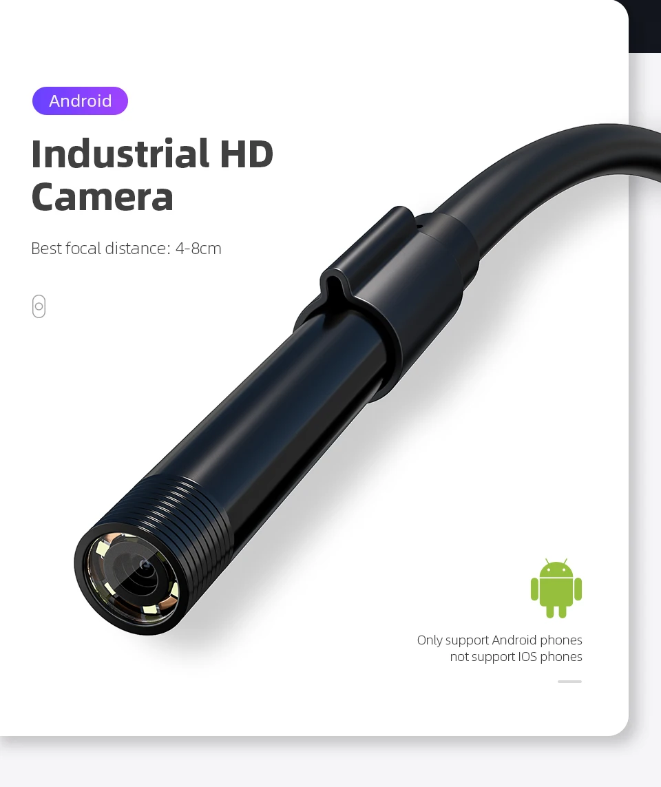 Новейший эндоскоп Гибкая камера Endoscopio USB Android/PC ноутбук с 6 светодиодами 5,5 мм/7 мм водонепроницаемый инспекционный бороскоп