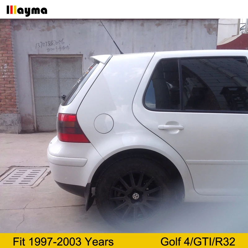 Спойлер на крышу R32 из АБС пластика для VW Golf 4 Hatchback GTI 1997 2003 лет матовый серый