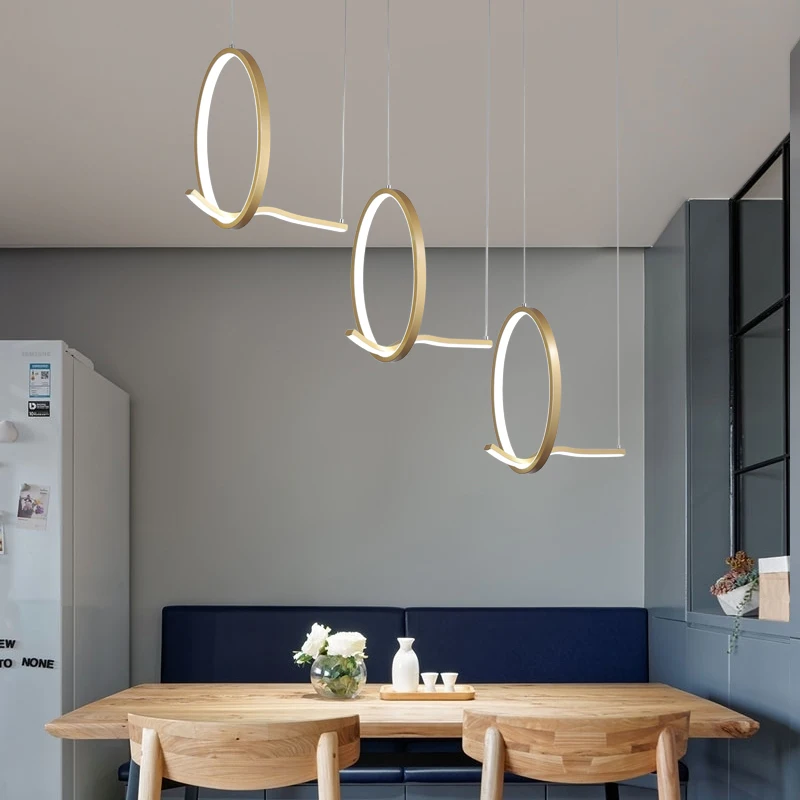 

LICAN New Modern Led Pendant Lights for Living dining room Luminaire Suspendor Cord Hanging Lustre Avize Pendant Lamp for office