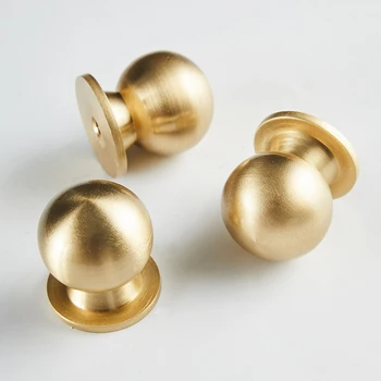 

spherical/Brass Dresser Knobs Drawer Pulls Handles Cabinet Door Knob Handle Antique Rustic Kitchen Hardware Pull