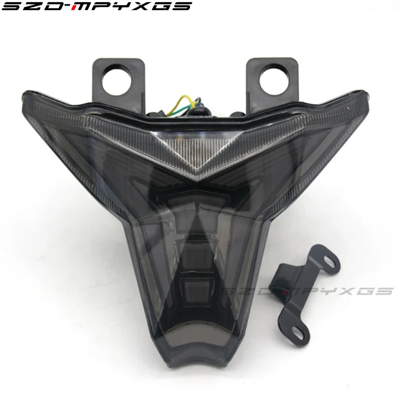 LED taillights Новые задние габаритные огни мотоцикла высокого качества светодиодный стоп-сигнал поворот сигнальная вспышка для Kawasaki NINJA 400 NINJA 250 парковочный свет - Цвет: LED taillights