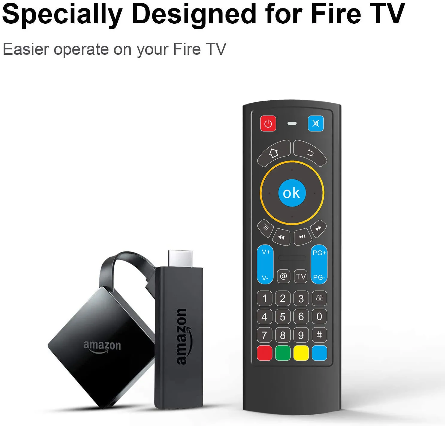 Remote Stb Pro Firestick Fire Tv Remote Control Replacement With