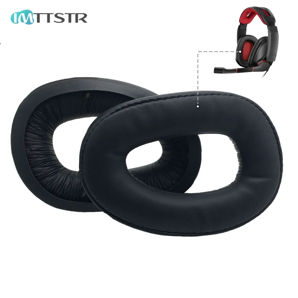 Cena IMTTSTR 1 para earpads dla SENNHEISER GSP 350 300 301 302 303 GSP300 wkładki do uszu nauszniki poszewka na poduszkę wymiana kubki