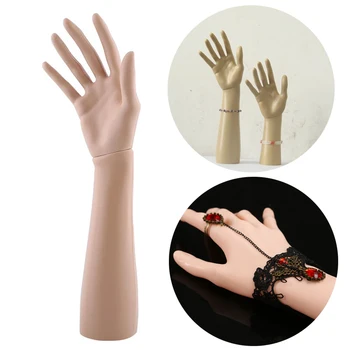 

High-quality Female Right Hand Mannequin Torso Full body Hand Model Ring Bracelet Arm Jewelry Display Stand Maniquin Holder 36cm