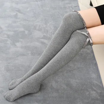 

Womail Warm Cotton Over Knee Stockings 2019 New Casual 55cm Women Winter Stocking Girls Stockings Tights