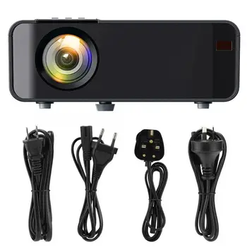 

Black Portable 1080P LED Smart Projector LED Smart Projector Home Theater 480P 110V-240V