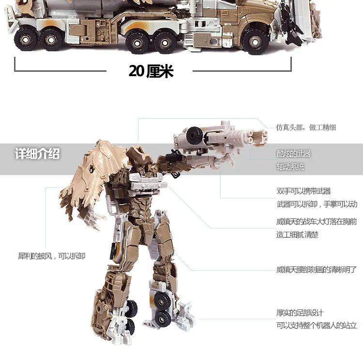 Hai zhi star H604 трансформационная игрушка Jingang Anti-Paive Megatron взрывные Детские модели роботов автомобиля игрушка
