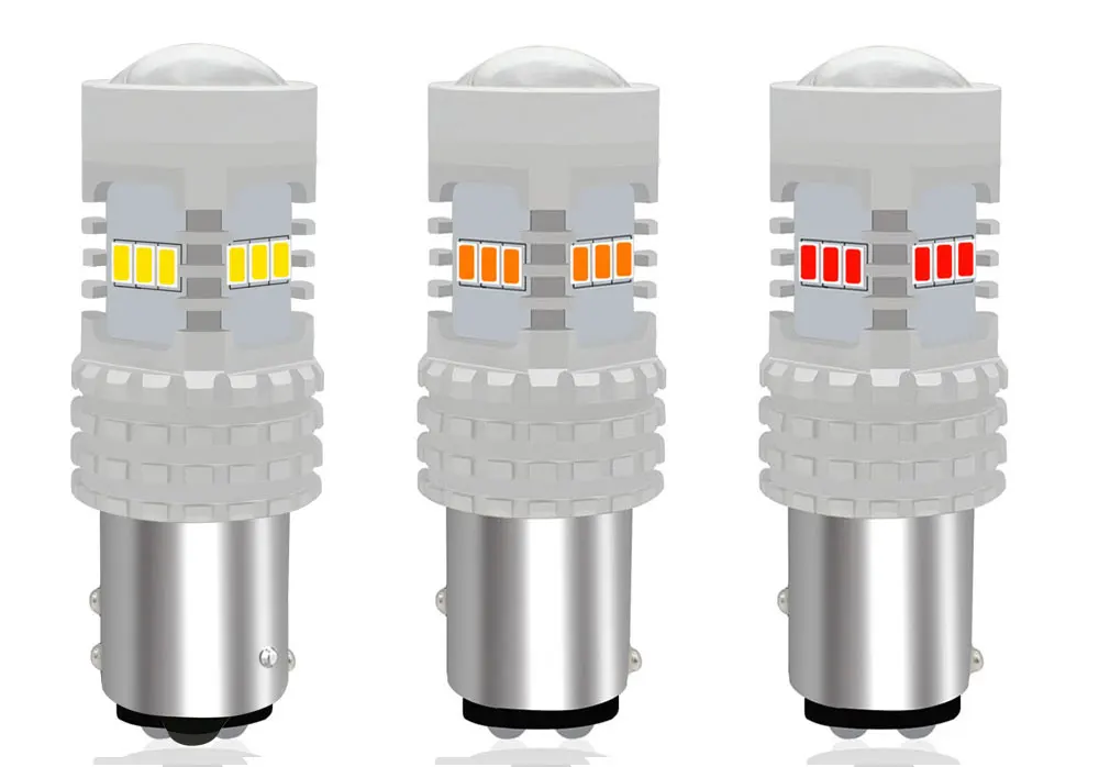 KAMMURI Canbus Белый P21/5 W светодиодный 1157 BAY15D 14SMD светодиодный авто DRL дневные ходовые огни Задний стояночный фонарь 1500LM белый Янтарный красный