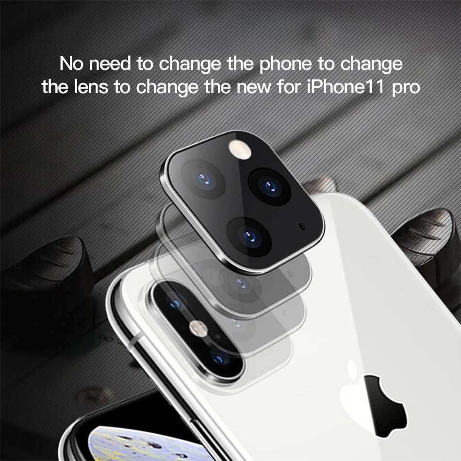 Fake Camera Lens Sticker For iPhone X XS Max Seconds Change (2)
