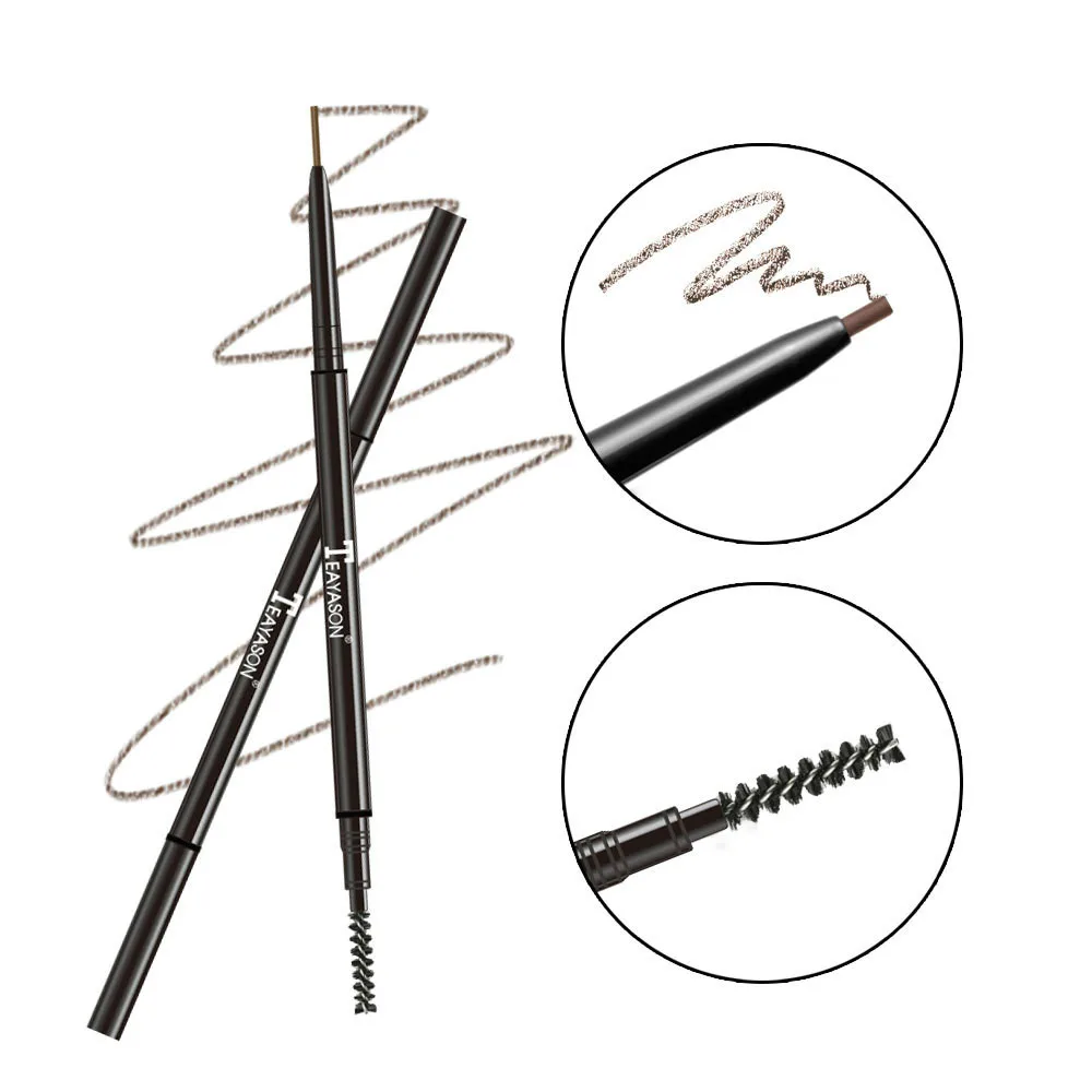 

Double-headed eyebrow pencil eyebrow brush waterproof and sweat-proof non-marking natural lasting beginner fog eyebrow pencil