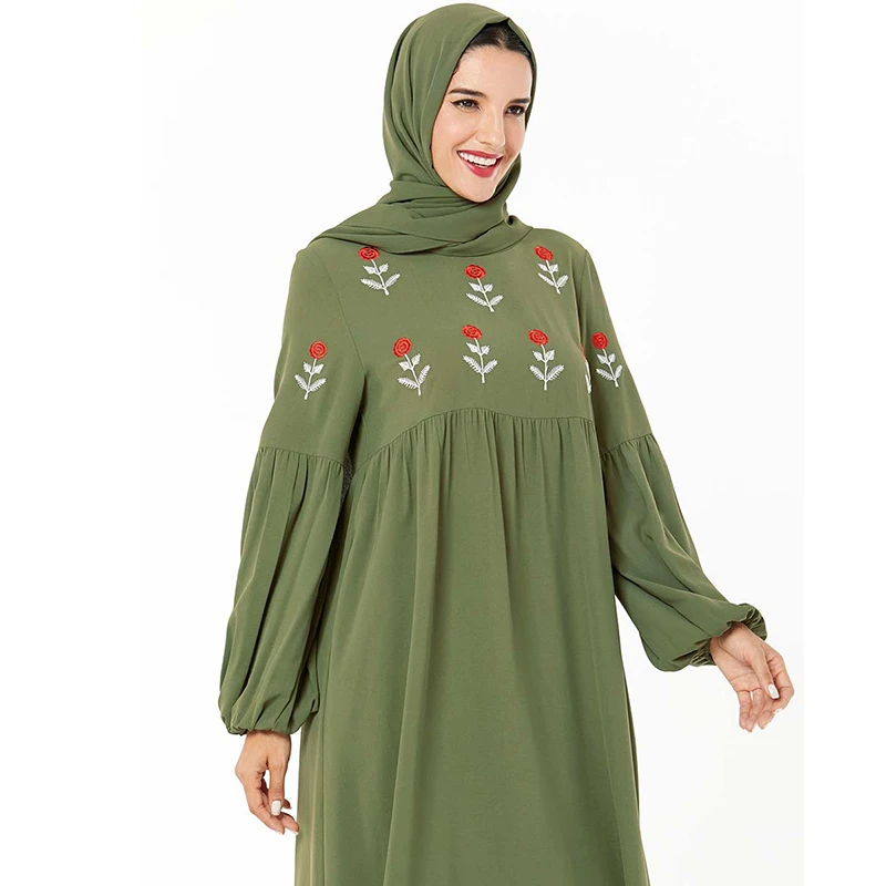 Зеленая Арабская одежда Дубай мусульманский хиджаб платье восточный женский халат для женщин турецкие платья Caftan Grote Maten Dames Kleding Baju мусульманский