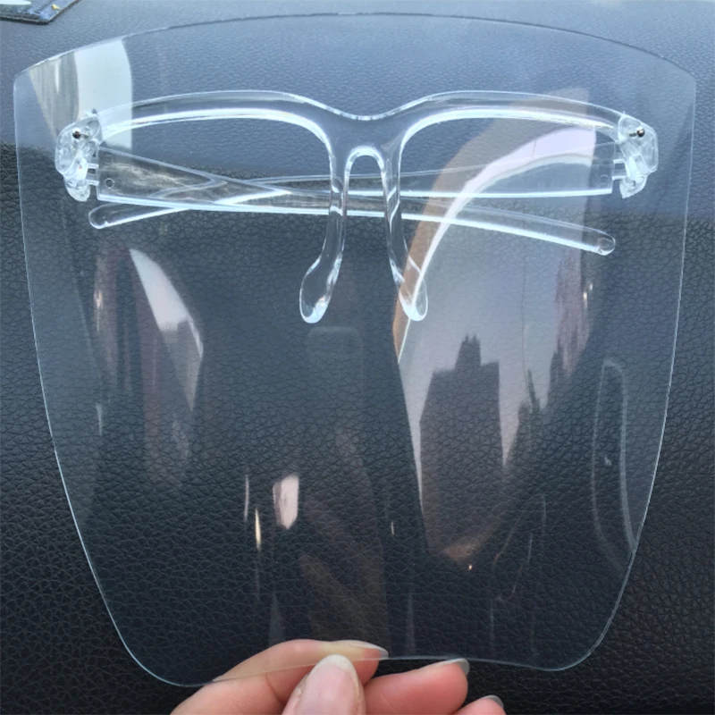 Kitchen Protective Mask Real Anti-fog PET Lens Eye Shield Visor Glasses Ultra-clear HD Oversized Transparent color | Дом и сад