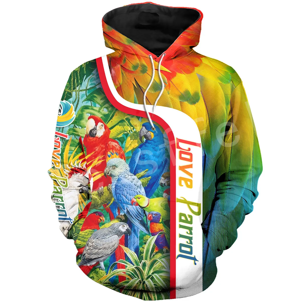 

Tessffel New Fashion Parrot Art Tracksuit MenWomen HipHop 3D full Print Sweatshirts/Hoodie/shirts/Jacket Harajuku Casual Style-7