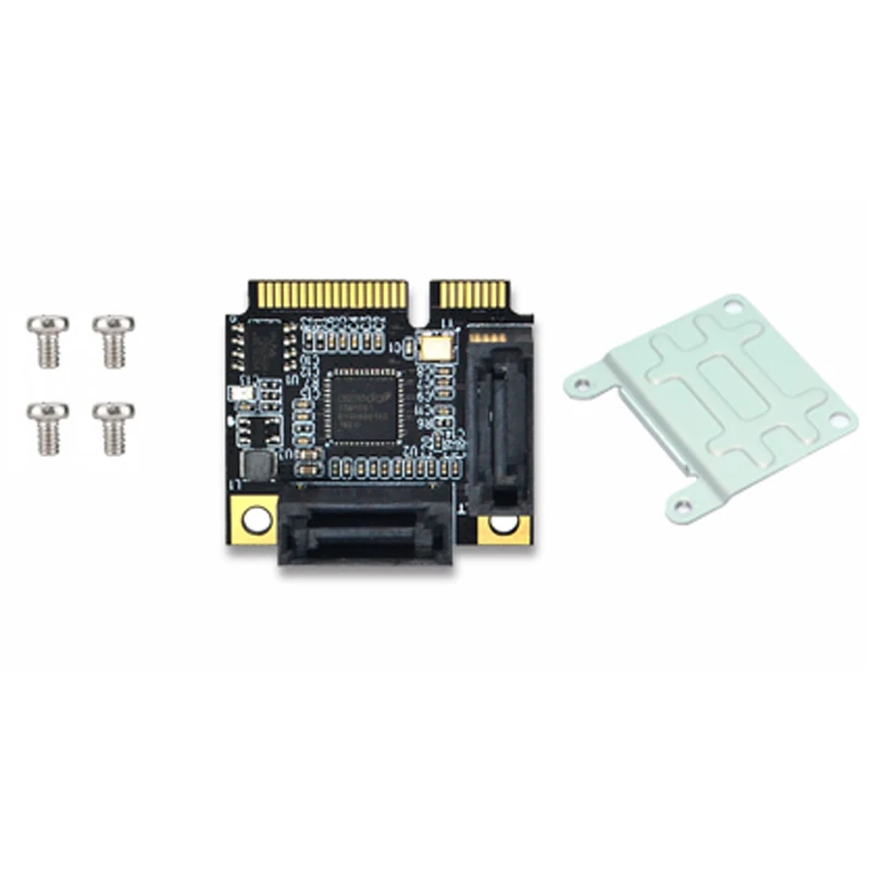 2 порта добавить на карты Mini PCI-E PCI Express to SATA кабель 3,0 конвертер жесткий приводной удлинитель карты компьютерные компоненты высокая скорость