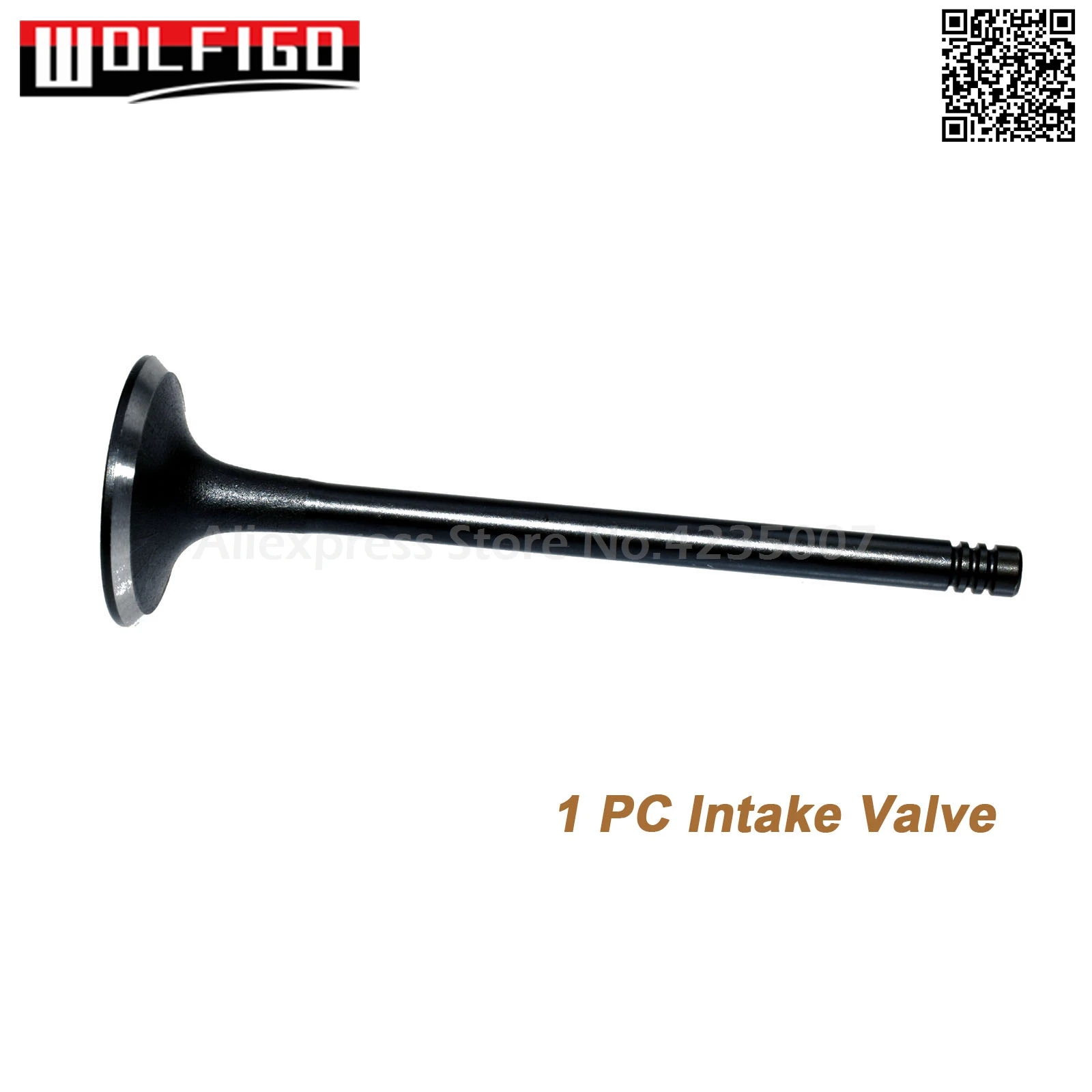 Intake Valve x 1 WOLFIGO для 1999-2008 Daewoo Isuzu Suzuki 2.0L X20SE впускные клапаны и выпускной клапан и клапан штока уплотнения комплект 90410813,90412277 - Цвет: Intake Valve x 1