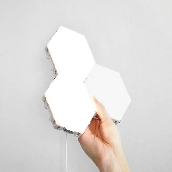  2019 New Bing vision Touch Sensitive LED Panel Light Modular Hexagonal LED Magnetic Lights painel L - 4000277459891