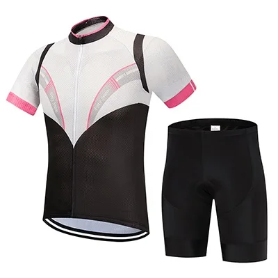 Jersey and Pants Велосипед для мужчин одежда костюм Лето короткий рукав велосипед одежда комплект одежда Pro Велоспорт Джерси Набор mallot MTB форма комбинезон - Цвет: Jersey and Pants