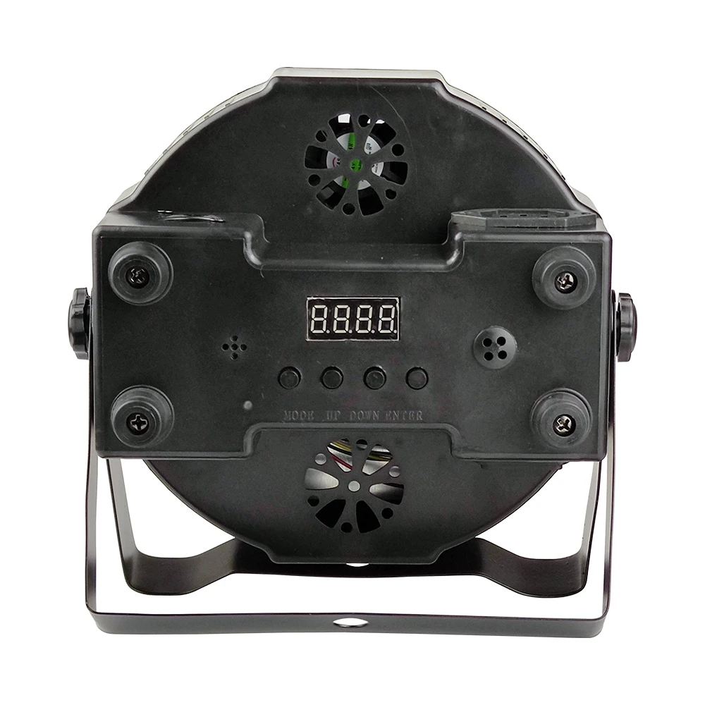 Led Par Light 12x18w 6in1 RGBWA+UV Flat DMX512 IN/OUT Plug Professional Stage Dyed