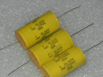 

2PCS 275VAC produced in Taiwan (DC up to 450VDC) 20 uf mpt axial metallic polypropylene thin film capacitor special thin film