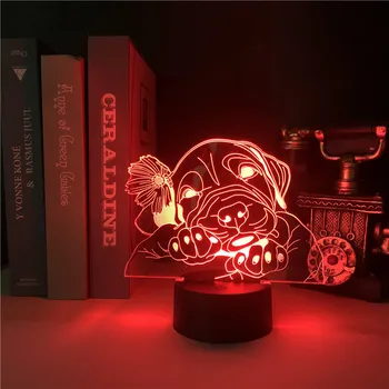 

Smart Phone Control 3D Lamp Pet Dog Puppy Unique Gift for Infant Dropshipping Nightlight Anime Light Decor 3D Illusion Lamp