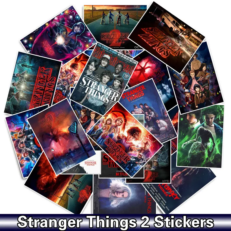25 шт./упак. Stranger Things 2 Наклейки на мобильный телефон для автомобиля мотоцикла