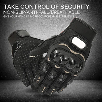 

Riding Touch Screen Gloves Racing Biker Motorcycle Gloves Motocross Protective Gear Racing Knuckle Full Finger Gloves