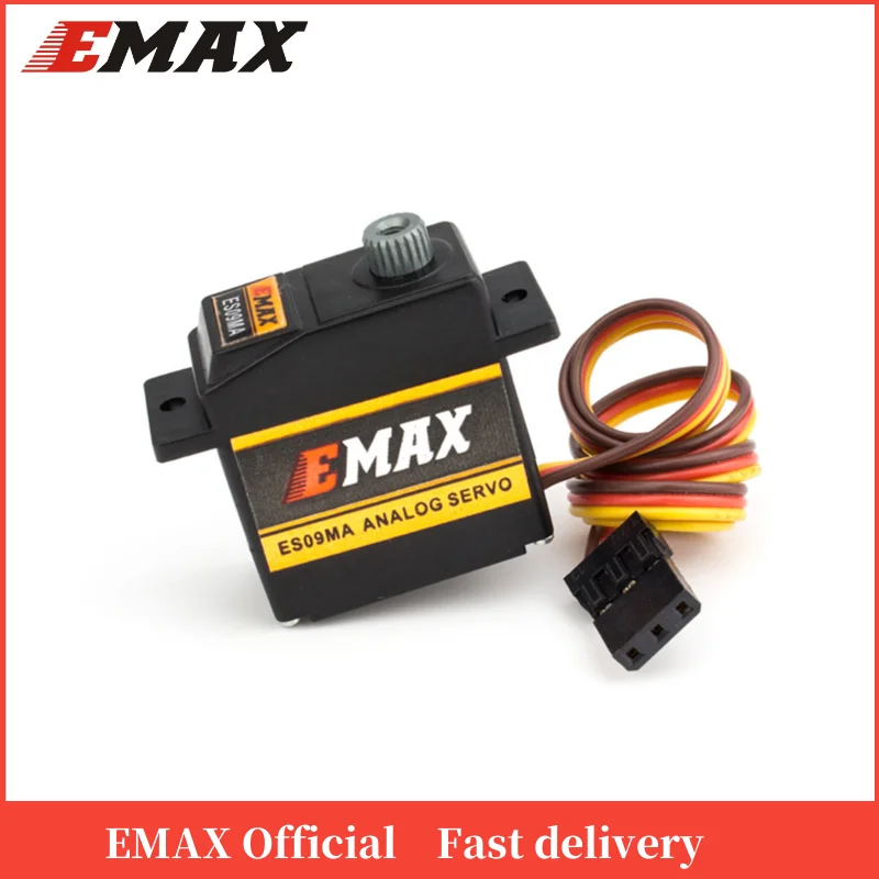 Подарочный официальный сервопривод EMAX ES09MA Servo (двойной подшипник) Удельный сервопривод Swash для 450 вертолетов
