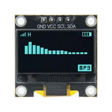 Produto 0.96 polegada oled iic branco/azul 12864 oled display módulo i2c ssd1306 placa de tela lcd para arduino