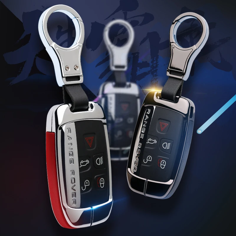 Key Case Cover Car Key Shell For Land Rover A9 Range Rover Sport Evoque Freelander 2 Jaguar XE XJ XJL XF C-X16 V12