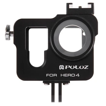 

PULUZ Aluminum Alloy Housing Shell Protective Frame Cage Case for GoPro HERO 4