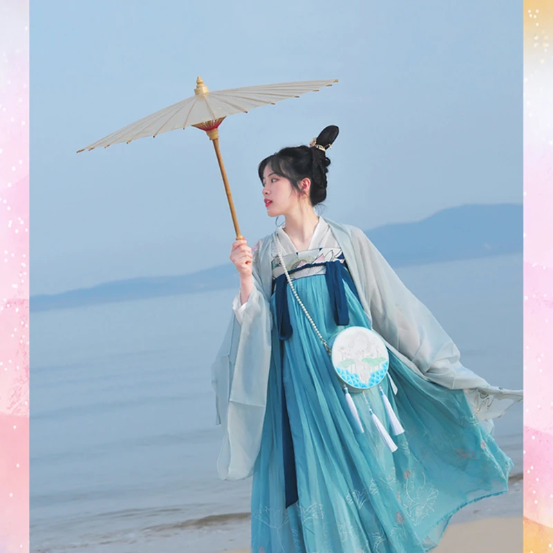 Angelatracy Hanfu Chinese Tiger Dragon Embroidery Tassel Rabbit Sheep Snake Horse Mouse Cow Monkey Pig Shoulder Circular Bags