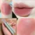 CVZ nude makeup lip glaze rose red теплые цвета легкий внешний вид мороженого длительный водонепроницаемый бархатный матовый блеск для губ AC386
