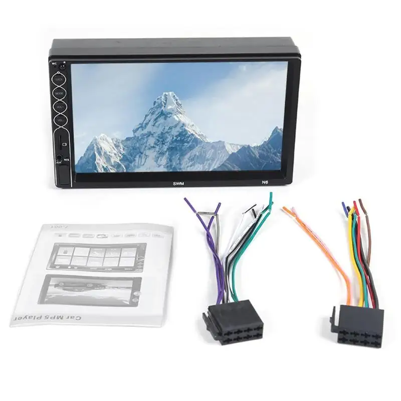 SWM N6 2 DIN автомобильный стерео видео MP5 плеер 2din 7 дюймов сенсорный экран Bluetooth USB AUX FM Автомагнитола резервная камера мультимедийный плеер