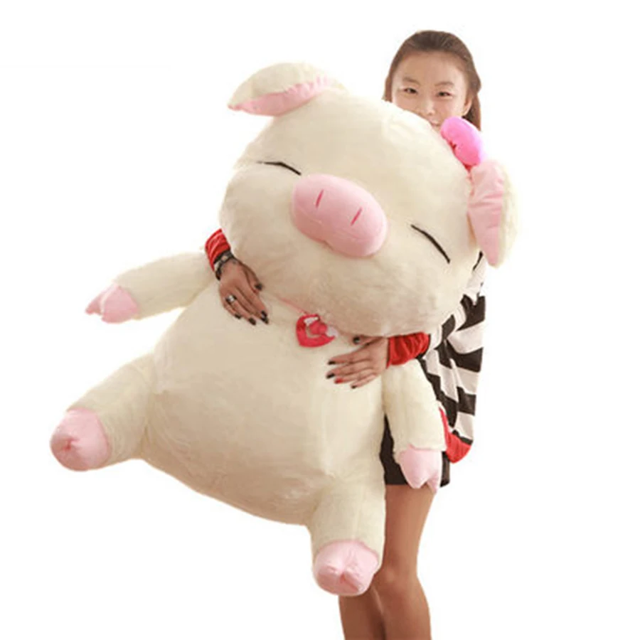 Плюшевая кавайная игрушка кошка Куклы Kawaii игрушки милые японские мягкие подушки для животных Свинья Мягкие животные милые белые хлопковые CC50MR