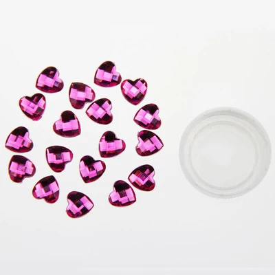 Mei red (50pcs) 1 см диаметр акриловая Непористая плоская подошва персиковый Алмаз одежда шляпа аксессуары материалы для ручных поделок - Цвет: Mei red (50pcs)