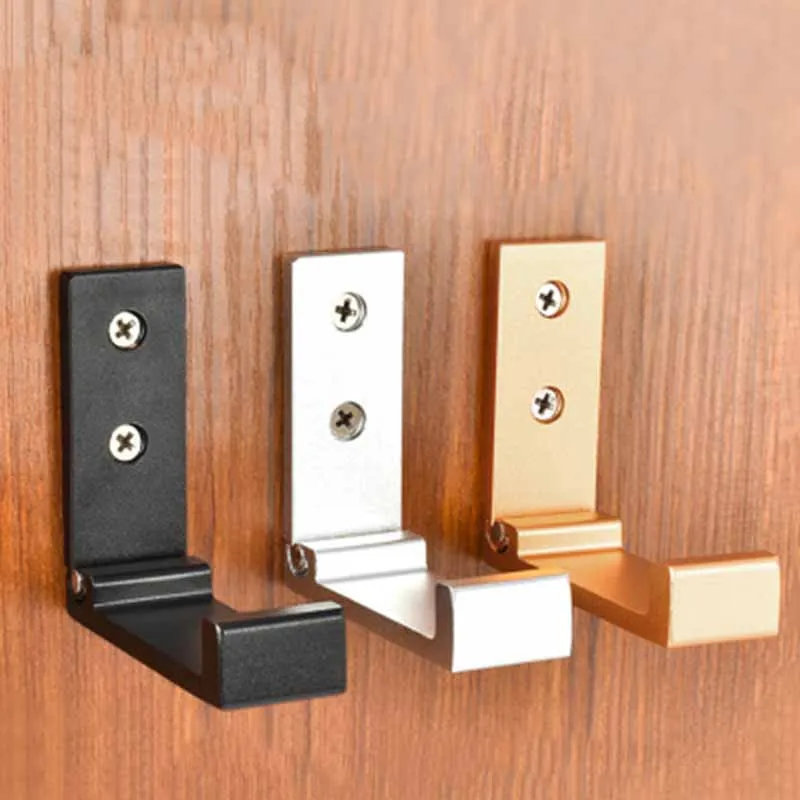 Складные крючки для настенной двери одежды из алюминиевого сплава устойчивые к