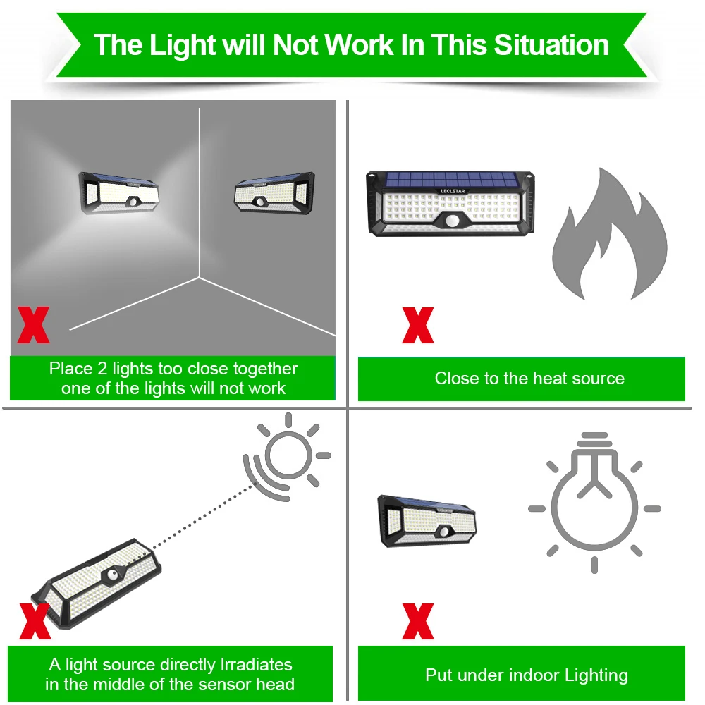 Фонарь дорожный на солнечной батарее светодиодный с датчиком движения