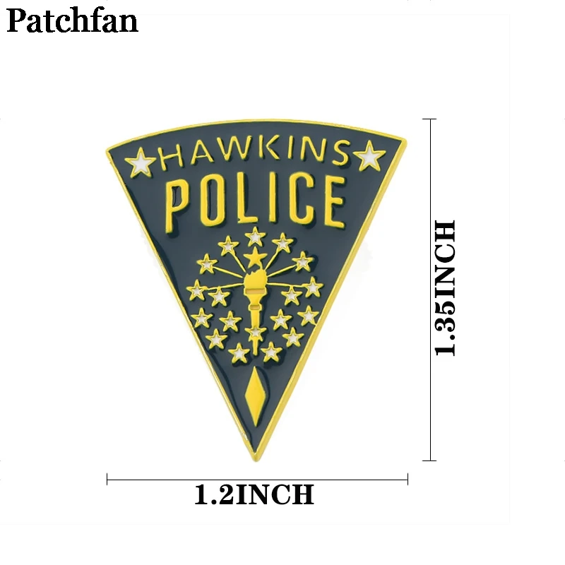 Patchfan странные вещи цинк металлический Узелок Значки для рубашки Сумка Одежда Кепка рюкзак броши значки медали украшения A2362