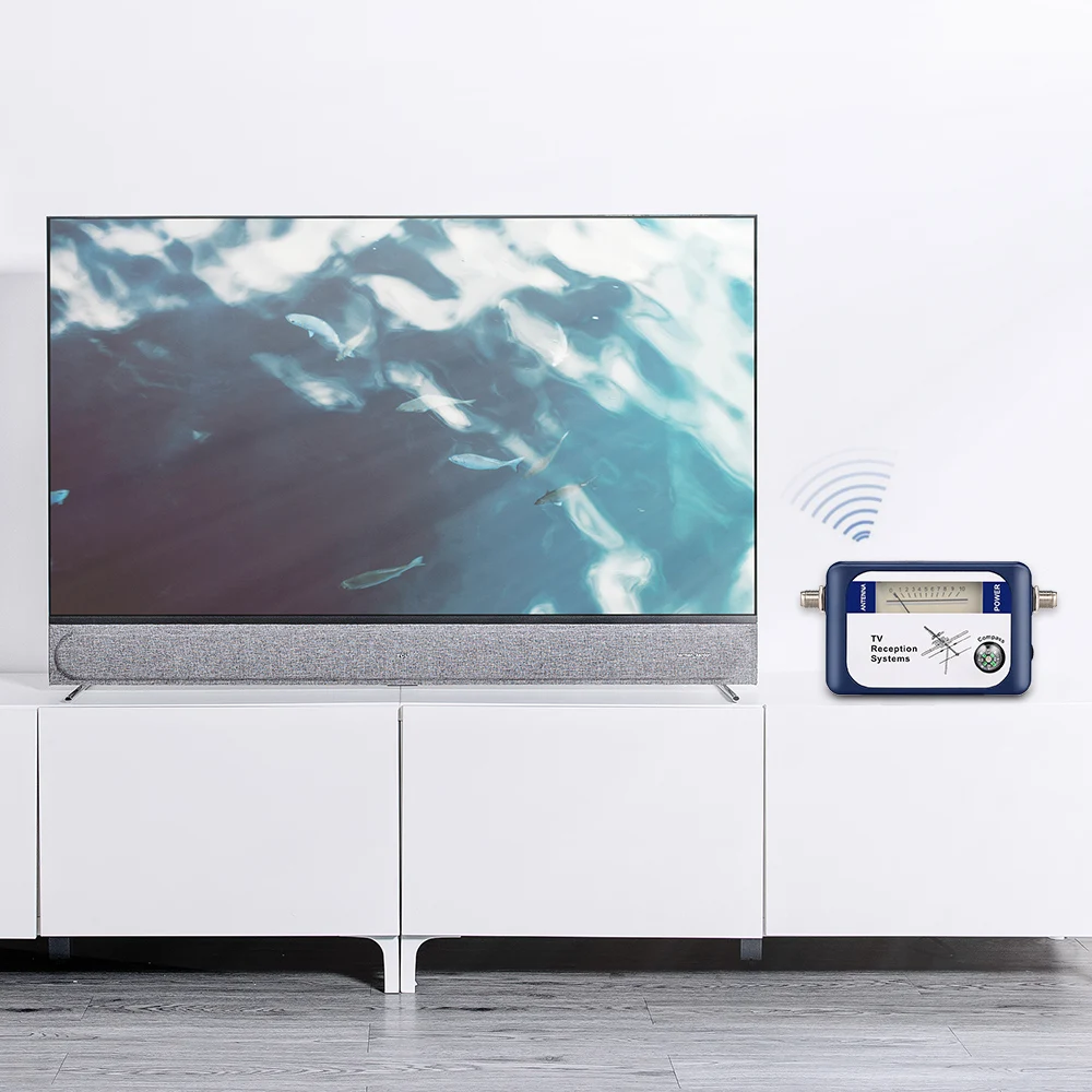 95DTL DVB-T Сигнал Искатель цифровой спутниковый сигнал искатель ТВ приемник с компасом указатель
