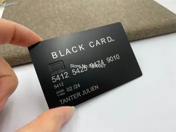 

Factory Blank SLE4442 Chip Smart Metal Loyalty Credit Card