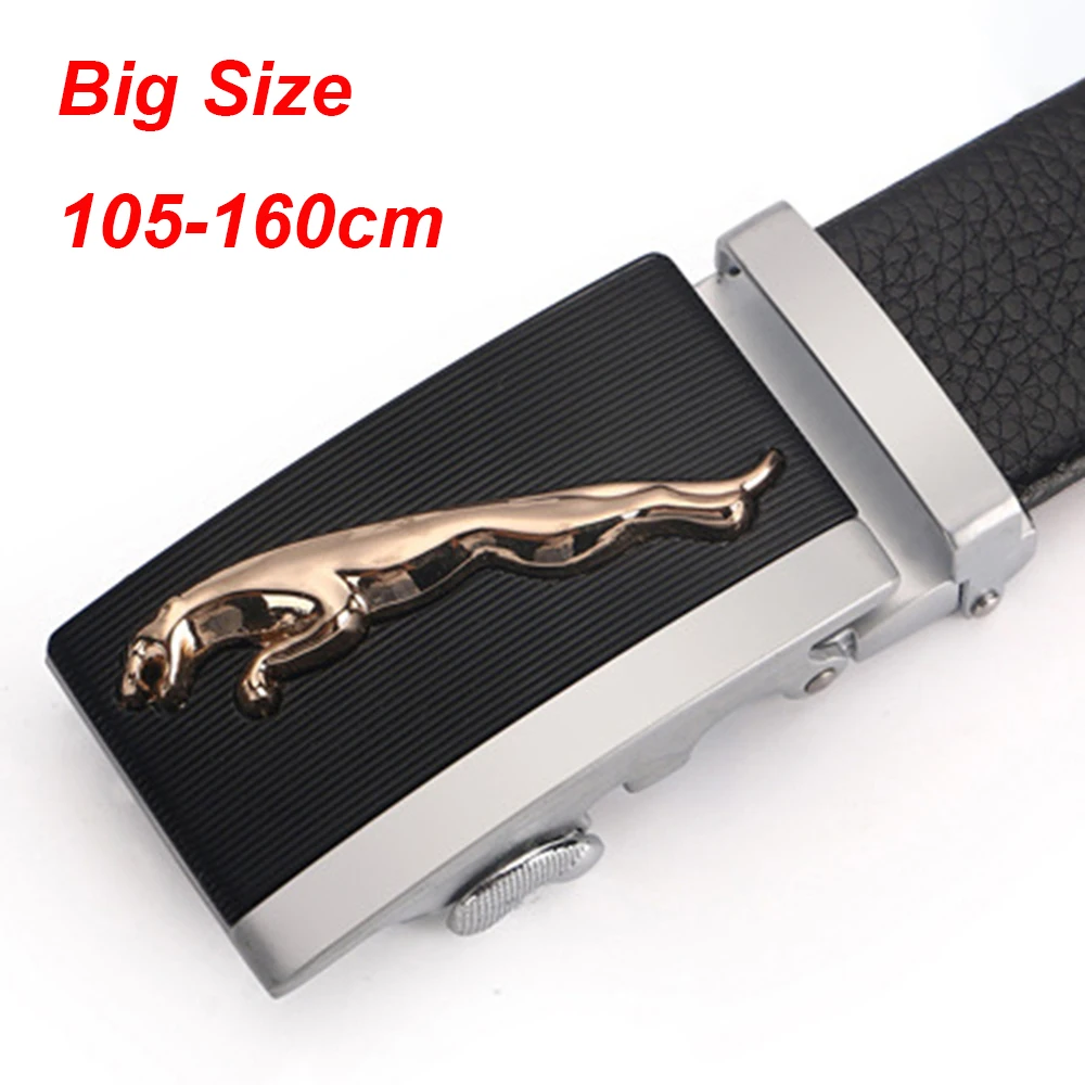 

Men Leather Belt Automatic Buckle Black Adjustable Genuine Leather Black Belts Cow Leather Belt for men 3.5cm Width Z35