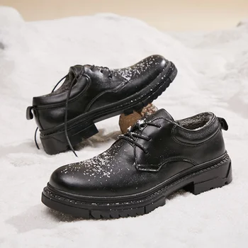 

Fashion Autumn/winter Men's Business Casual Shoes Martins Ankle Boots Work Shoes Low help Hiking Shoes Outdoor shoes 2019 New