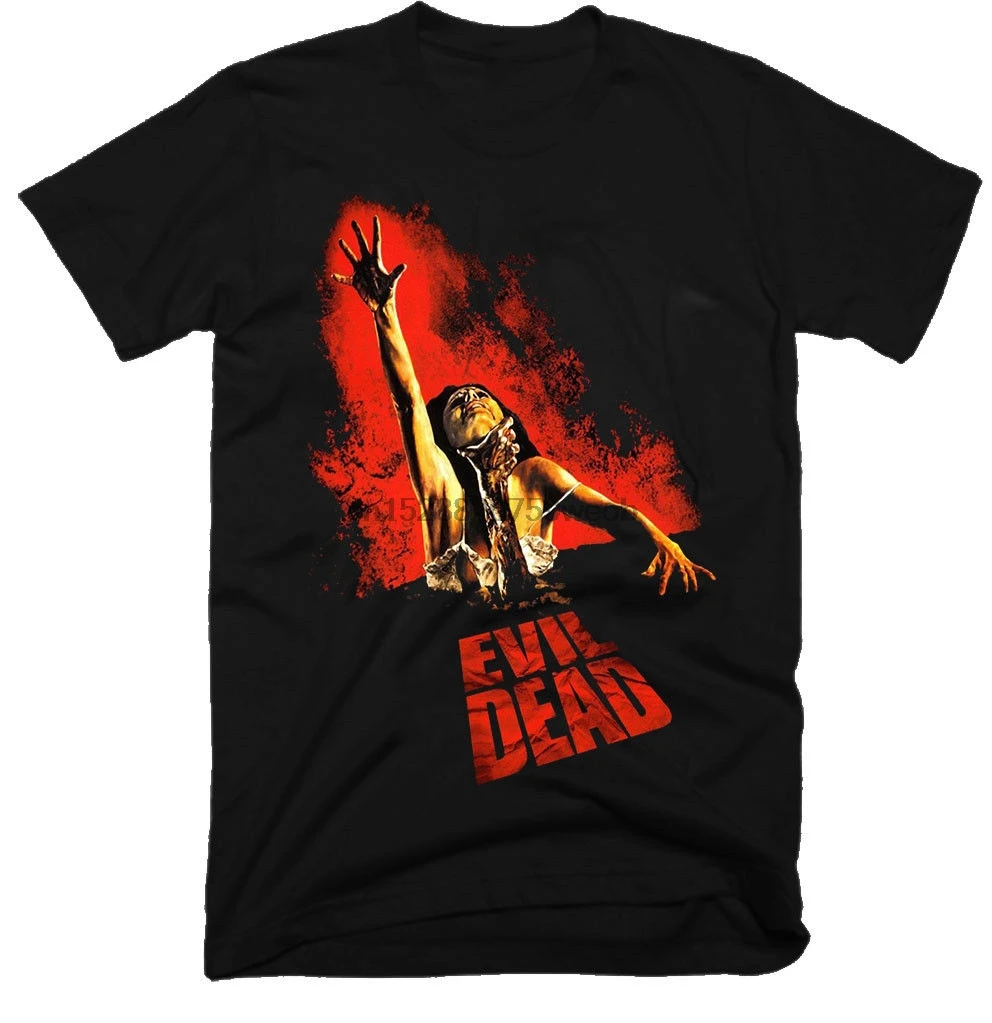 Мужские футболки Evil Dead s одежда для фитнеса Homme Humour из 100% хлопка мужская 2019 |