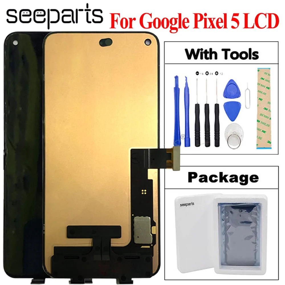 US $249.90 60 NEW LCD For Google Pixel 5 LCD Display Touch Screen Digitizer Assembly Replacement For Google Pixel 5 Diaplay 5 LCD